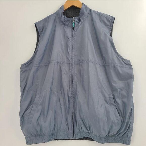 Men's Pebble Beach Gray Reversible Vest Size XXL - Picture 5 of 8